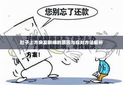 肚子上方突发剧痛的原因与应对方法解析