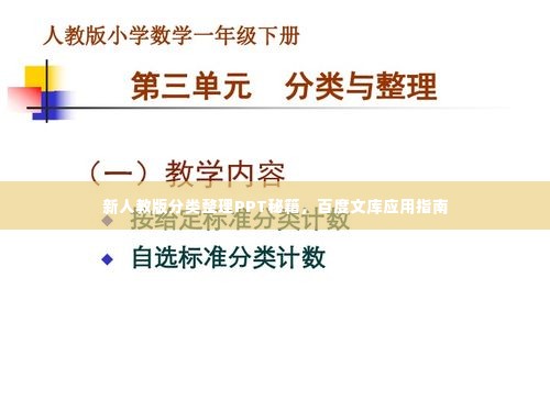 新人教版分类整理PPT秘籍,百度文库应用指南