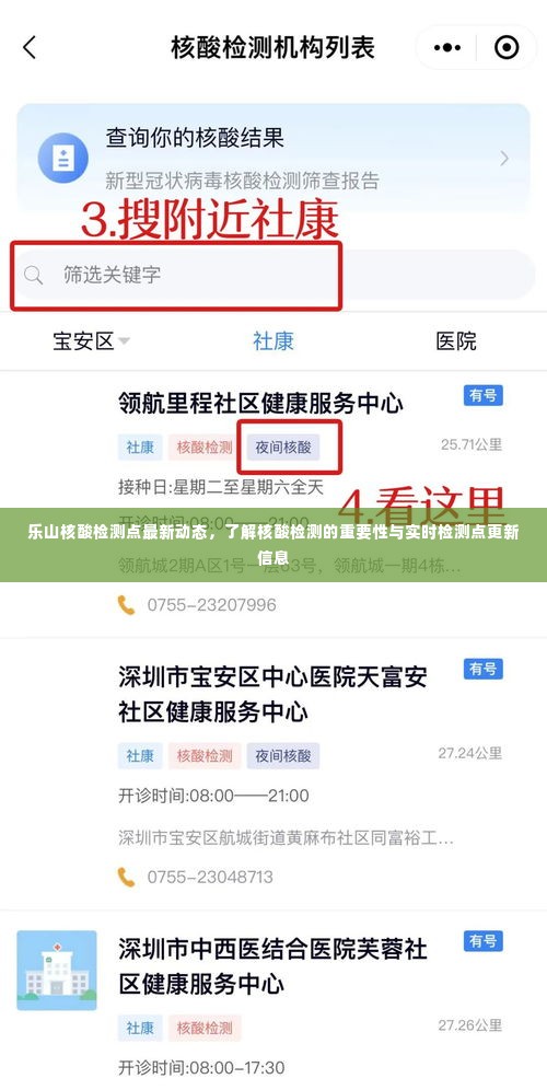 乐山核酸检测点最新动态,了解核酸检测的重要性与实时检测点更新信息