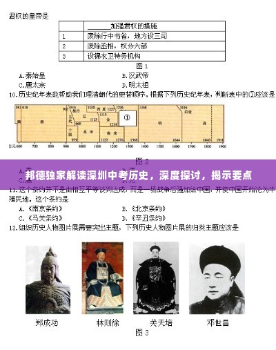 邦德独家解读深圳中考历史，深度探讨，揭示要点