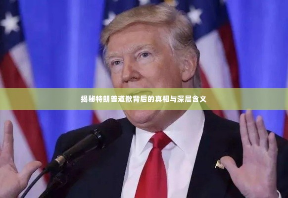 揭秘特朗普道歉背后的真相与深层含义