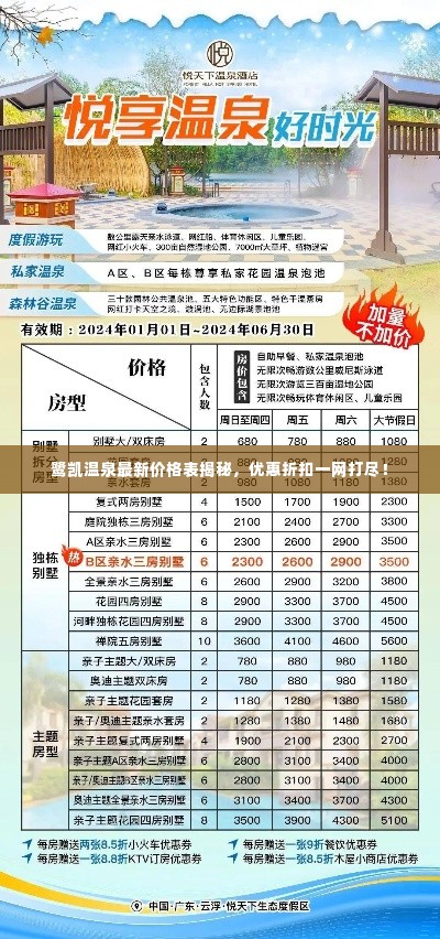 鹭凯温泉最新价格表揭秘,优惠折扣一网打尽!
