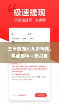 三天前新闻头条概览，热点事件一网打尽