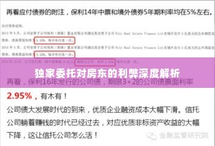 独家委托对房东的利弊深度解析