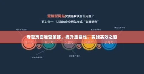 专题页面运营策略,提升重要性,实践实效之道