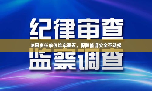 油田责任单位筑牢基石,保障能源安全不动摇