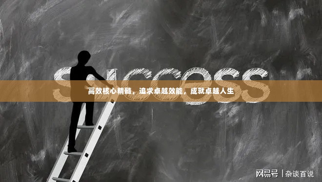 高效核心精髓,追求卓越效能,成就卓越人生