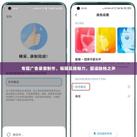 专题广告录音制作,唤醒品牌魅力,塑造独特之声