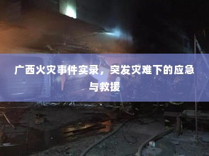 广西火灾事件实录，突发灾难下的应急与救援