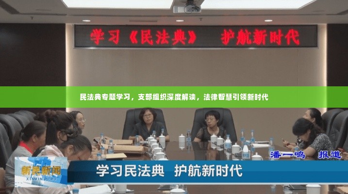 民法典专题学习,支部组织深度解读,法律智慧引领新时代