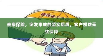 泰康保险,突发事故的坚实后盾,客户权益无忧保障