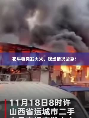 花牛镇突发大火,现场情况紧急!