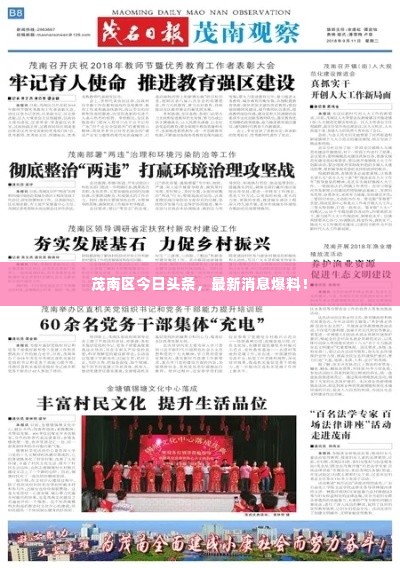 茂南区今日头条,最新消息爆料!