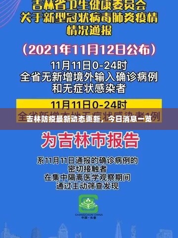 吉林防疫最新动态更新,今日消息一览