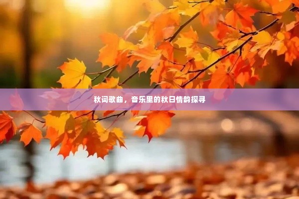 秋词歌曲,音乐里的秋日情韵探寻