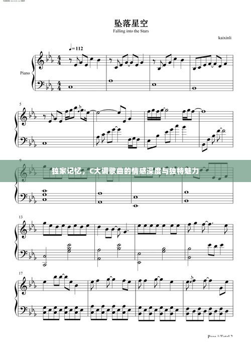 独家记忆,C大调歌曲的情感深度与独特魅力