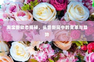 淘宝新动态揭秘,头条新闻中的变革与趋势