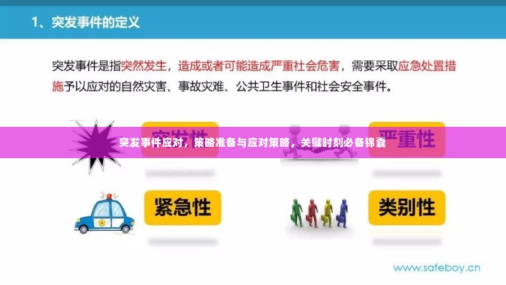 突发事件应对,策略准备与应对策略,关键时刻必备锦囊