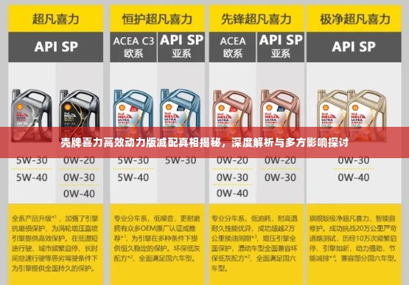 壳牌喜力高效动力版减配真相揭秘，深度解析与多方影响探讨
