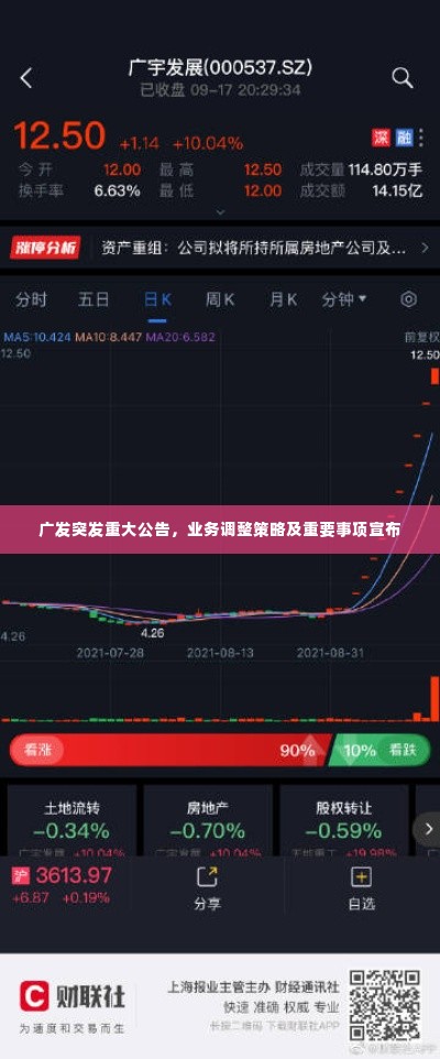 广发突发重大公告,业务调整策略及重要事项宣布