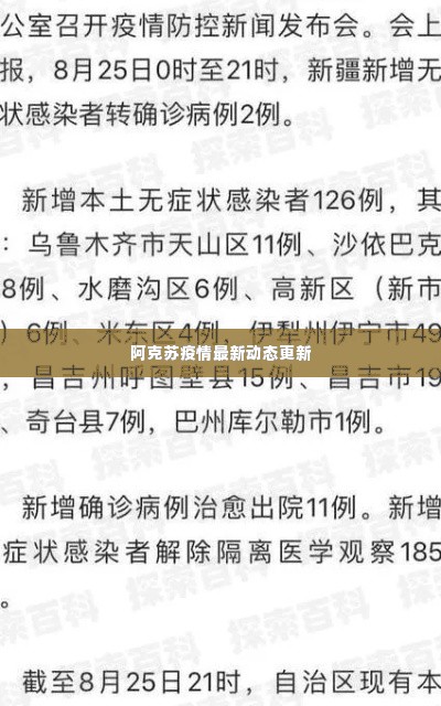 阿克苏疫情最新动态更新