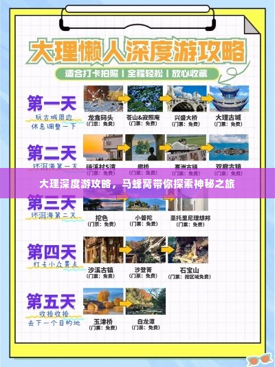 大理深度游攻略,马蜂窝带你探索神秘之旅