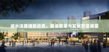 咸水沽商铺新动态,商业繁荣与发展前景展望
