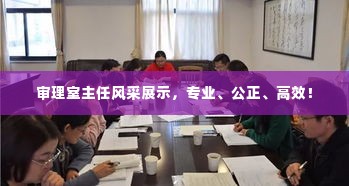 审理室主任风采展示，专业、公正、高效！