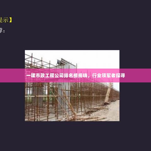 一建市政工程公司排名榜揭晓,行业领军者探寻