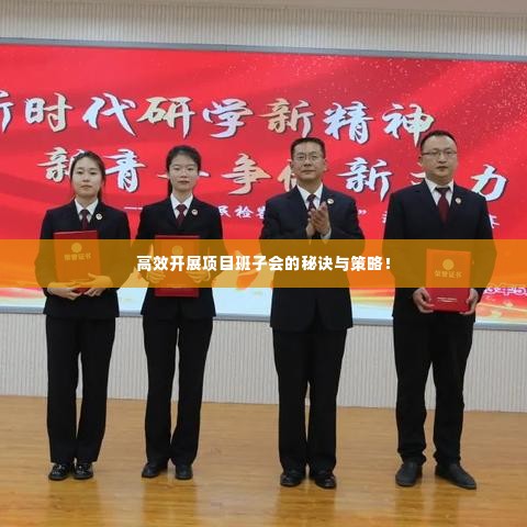高效开展项目班子会的秘诀与策略！