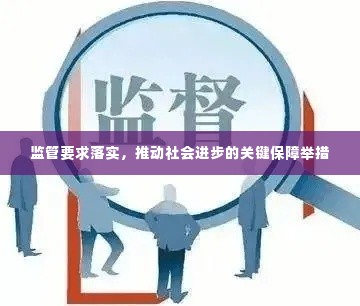 监管要求落实,推动社会进步的关键保障举措