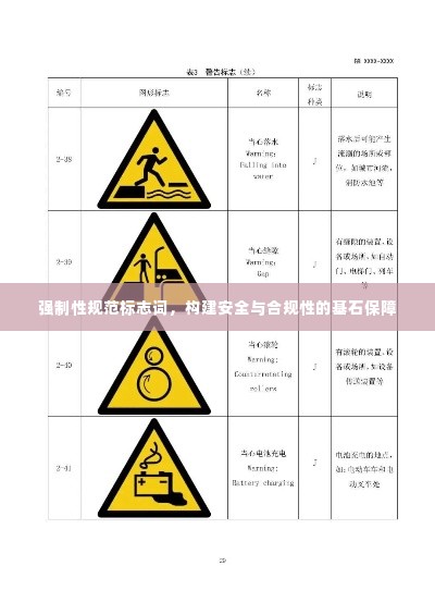 强制性规范标志词,构建安全与合规性的基石保障
