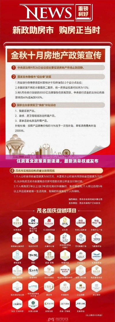 住房置业政策更新速递，最新消息权威发布