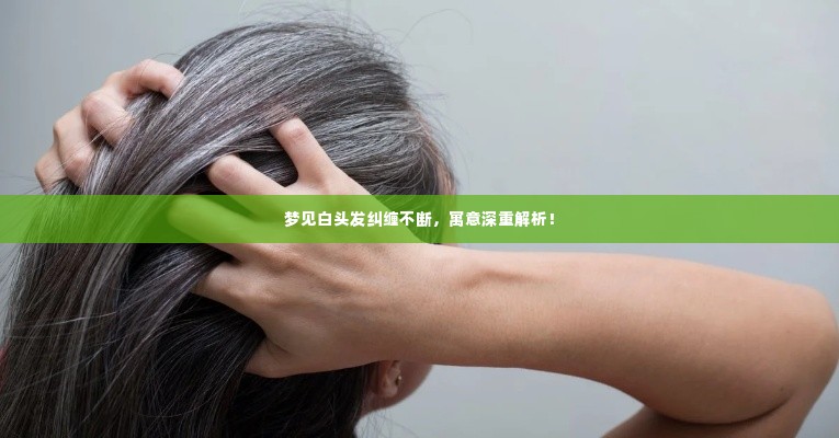 梦见白头发纠缠不断，寓意深重解析！