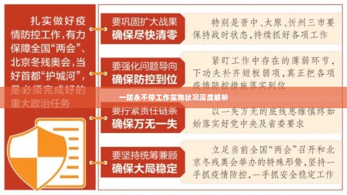 一防永不停工作实施状况深度解析