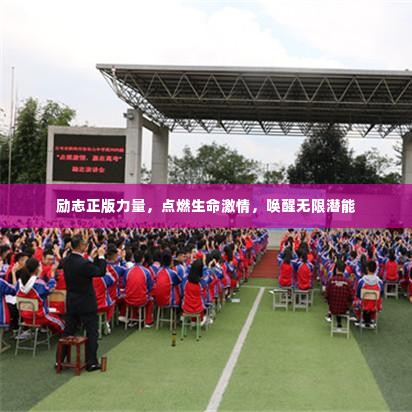 励志正版力量,点燃生命激情,唤醒无限潜能