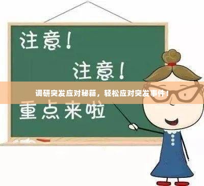 调研突发应对秘籍,轻松应对突发事件!