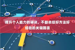 提升个人能力的秘诀，不断总结好方法好经验的关键路径