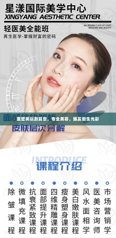 重塑美丽新篇章,专业美容,焕发新生光彩