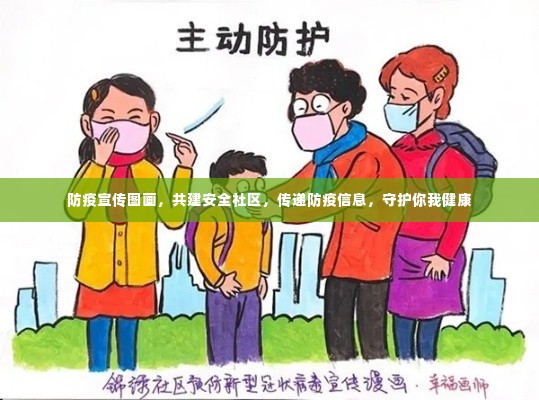 防疫宣传图画,共建安全社区,传递防疫信息,守护你我健康
