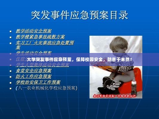 大学突发事件应急预案,保障校园安全,防患于未然!