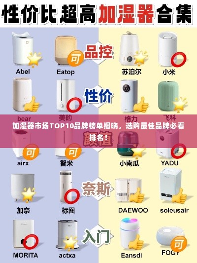 加湿器市场TOP10品牌榜单揭晓，选购最佳品牌必看排名！
