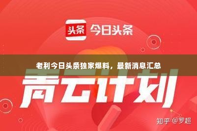 老利今日头条独家爆料，最新消息汇总