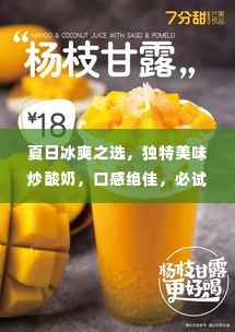 夏日冰爽之选,独特美味炒酸奶,口感绝佳,必试佳品