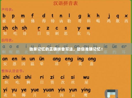 独家记忆的正确拼音写法，助你准确记忆！