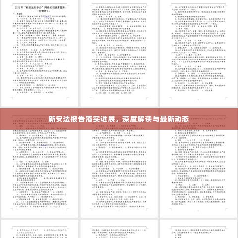 新安法报告落实进展，深度解读与最新动态