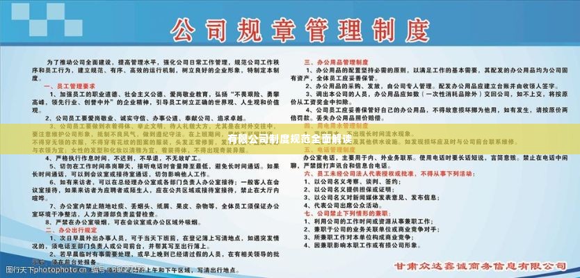 有限公司制度规范全面解读