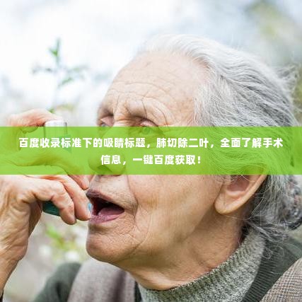 百度收录标准下的吸睛标题,肺切除二叶,全面了解手术信息,一键百度获取!