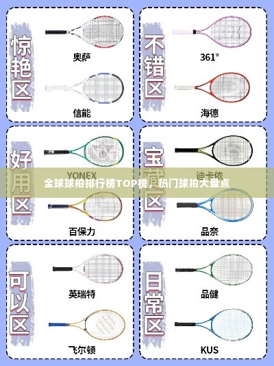 全球球拍排行榜TOP榜，热门球拍大盘点