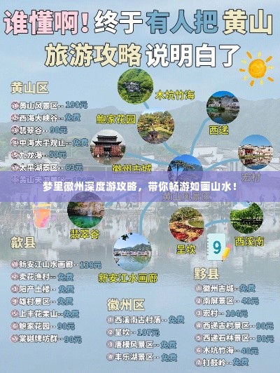 梦里徽州深度游攻略,带你畅游如画山水!
